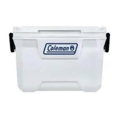 DESCRIPTION: (1) MARINE COOLER BRAND/MODEL: COLEMAN #316 SERIES INFORMATION: WHITE SIZE: 80 CANS, 52 QT RETAIL$: $74.98 EA QTY: 1