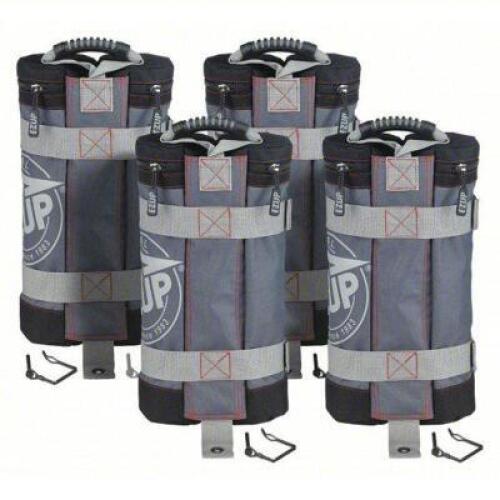 DESCRIPTION: (4) SHELTER WEIGHT BAG BRAND/MODEL: E-Z UP #643T17 INFORMATION: GRAY, DELUXE RETAIL$: $140.74 TOTAL QTY: 4