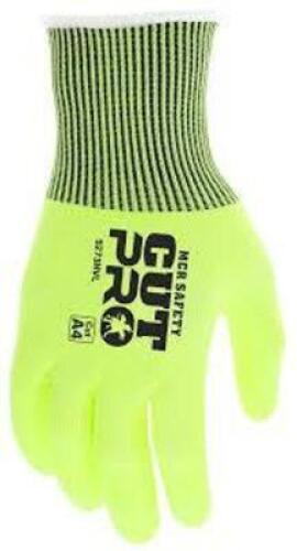 DESCRIPTION: (7) CUT PRO SAFETY WORK GLOVES BRAND/MODEL: MCR #9273HVL INFORMATION: HI-VIZ YELLOW SIZE: LARGE RETAIL$: $5.27 EA QTY: 7