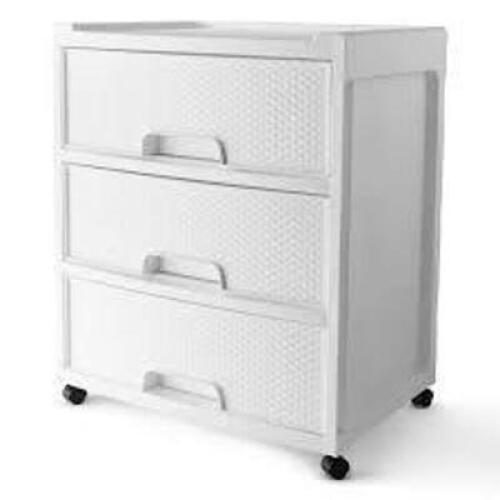 DESCRIPTION: (1) 3 DRAWER WIDE DIAMOND CART BRAND/MODEL: MAINSTAYS SIZE: 22X15X27 RETAIL$: $26.93 EA QTY: 1