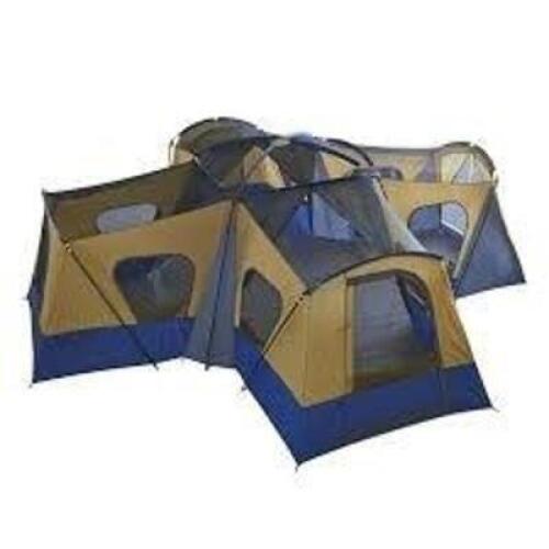 DESCRIPTION: (1) CAMPING TENT BRAND/MODEL: OZARK TRAIL SIZE: 14 PERSON 4 ROOM RETAIL$: $250.00 EA QTY: 1