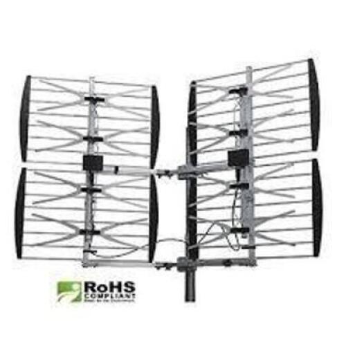 DESCRIPTION: (1) OUTDOOR DIRECTIONAL UHF HDTV ANTENNA BRAND/MODEL: STELLAR LABS #30-2425 RETAIL$: $129.95 EA QTY: 1