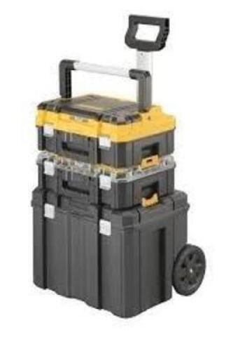 DESCRIPTION: (1) ROLLING TOOL STORAGE BRAND/MODEL: DEWALT T STACK RETAIL$: $200.00 EA QTY: 1