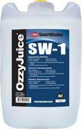 DESCRIPTION: (1) DEGREASING SOLUTION BRAND/MODEL: CRC OZZYJUICE SW-1 RETAIL$: $125.66 SIZE: 5 GALLON QTY: 1