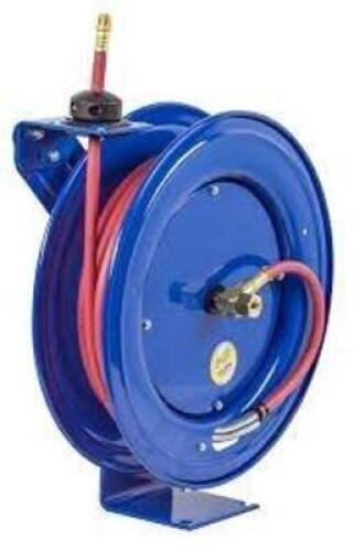 DESCRIPTION: (1) SPRING RETURN HOSE REEL BRAND/MODEL: COXREELS #EZ-SH-375 INFORMATION: BLUE RETAIL$: $659.00 EA QTY: 1