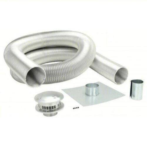 DESCRIPTION: (1) CHIMNEY LINER KIT BRAND/MODEL: AMERIVENT #40LJ41 SIZE: 4 in Duct, LP Gas, 35 ft Lg, 470&deg;F Max, 3003, Aluminum, 2 Ply RETAIL$: $166.75