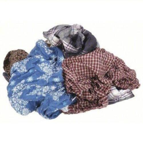 DESCRIPTION: (1) BOX OF CLOTH RAGS BRAND/MODEL: PART NUMBER #5LVD0 INFORMATION: VARIES SIZE: 50 LB RETAIL$: $98.57 QTY: 1