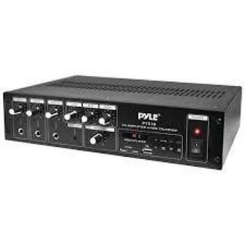 DESCRIPTION: (1) 5 CHANNEL PA AMPLIFIER BRAND/MODEL: PYLE PT510 SIZE: 250w RETAIL$: $120.95 QTY: 1