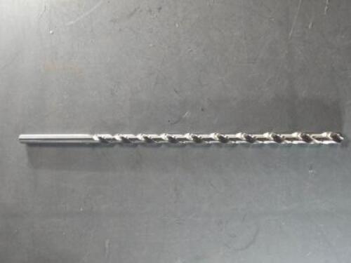 DESCRIPTION: (4) HSS EXTRA-LENGTH DRILL BITS BRAND/MODEL: PRECISION TWIST DRILL 57416 SIZE: 1/4" DIA 8"OAL RETAIL$: $172.62 QTY: 4