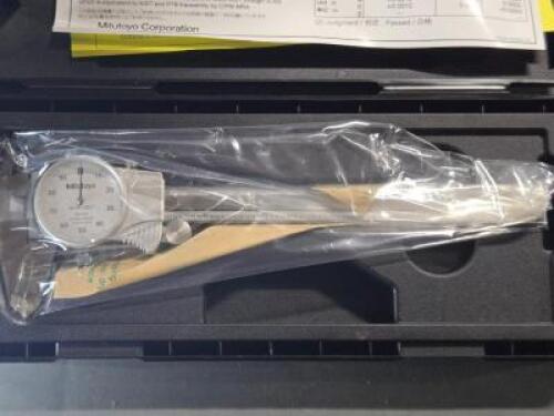 DESCRIPTION: (1) DIAL CALIPER BRAND/MODEL: MITUTOYO 505-742J SIZE: 6" RANGE RETAIL$: $136.29 QTY: 1