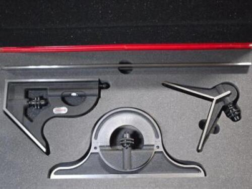 DESCRIPTION: (1) (4) PEICE COMBINATION SQUARE SET BRAND/MODEL: STARRETT 50042 SIZE: 12" RETAIL$: $313.59 QTY: 1
