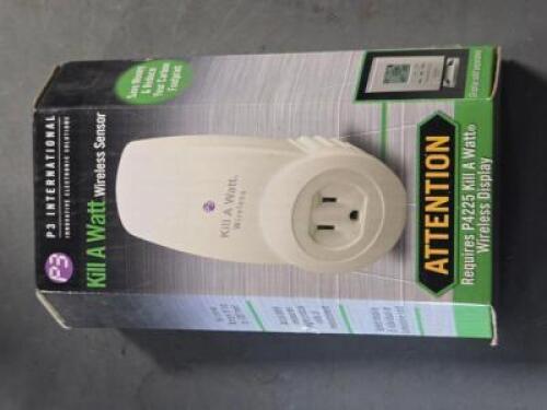 DESCRIPTION: (1) WIRELESS SENSOR BRAND/MODEL: P3 INTERNATIONAL P4220 RETAIL$: $33.95 QTY: 1
