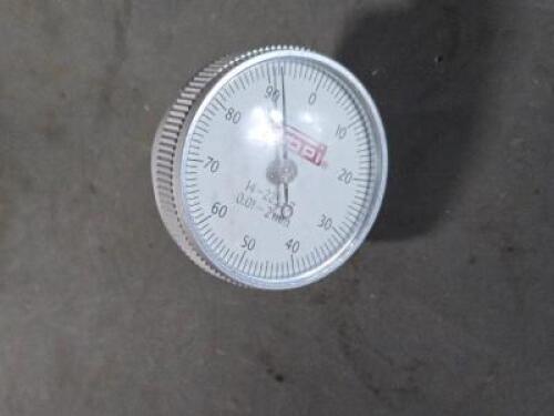 DESCRIPTION: (1) DIAL DROP INDICATOR BRAND/MODEL: SPI 14-225-7 SIZE: 0-100 DIAL READING RETAIL$: $113.91 QTY: 1