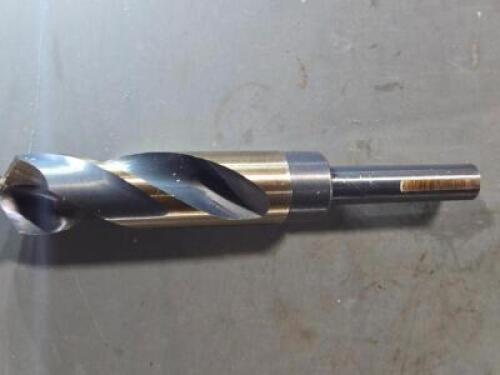 DESCRIPTION: (1) HSS REDUCED SHANK DRILL BIT BRAND/MODEL: NITRO 1000N160 SIZE: 59/64" 1/2" SD RETAIL$: $59.15 QTY: 1