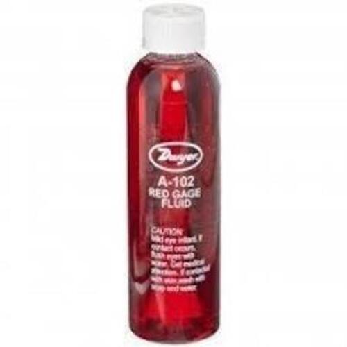 DESCRIPTION: (4) RED GAGE FLUID BRAND/MODEL: DWYER #A-102 SIZE: 4 FL OZ RETAIL$: $13.00 TOTAL QTY: 4