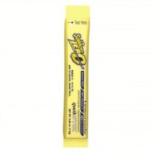 DESCRIPTION: (1) CASE OF (500) SUGAR FREE ELECTROLYTE POWDER MIX BRAND/MODEL: SQWINCHER QUICK STIX #3UZC4 INFORMATION: LEMONADE SIZE: 10 OZ YIELD EA R