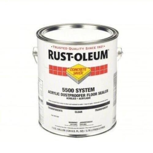DESCRIPTION: (2) CONCRETE DUSTPROOFER BRAND/MODEL: RUST-OLEUM #4VYH1 INFORMATION: CLEAR SIZE: 1 GALLON RETAIL$: $61.06 EA QTY: 2
