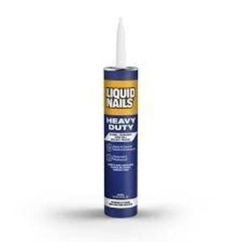 DESCRIPTION: (2) HEAVY DUTY ADHESIVE BRAND/MODEL: LIQUID NAILS SIZE: 10.0 FL OZ QTY: 2