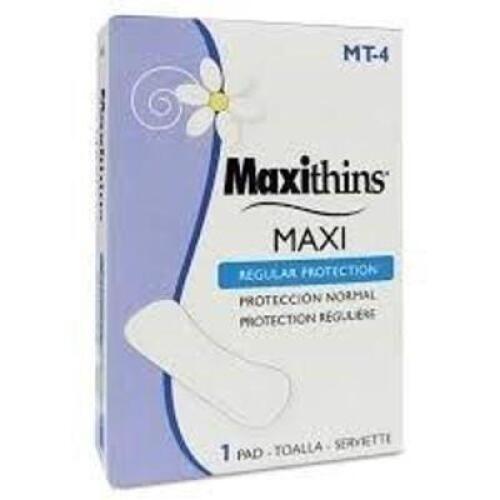 DESCRIPTION: (10) SANITARY NAPKINS BRAND/MODEL: MAXITHINS #MT-4 QTY: 10