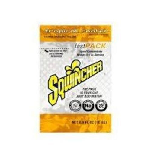 DESCRIPTION: (2) BOX OF (50) SINGLE SERVE SPORTS DRINK CONCENTRATE POWDER BRAND/MODEL: SQWINCHER FAST PACK INFORMATION: ORANGE SIZE: .6 OZ RETAIL$: $5