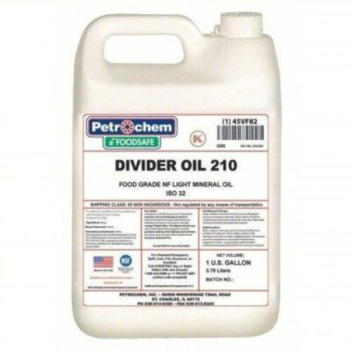 DESCRIPTION: (1) DIVIDER OILBRAND/MODEL: PETROCHEM #45VF82SIZE: 1 GALLONRETAIL$: $60.86 EAQTY: 1