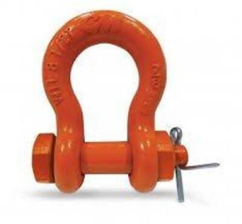 DESCRIPTION: (1) BAG OF (50) ANCHOR SHACKLES BRAND/MODEL: CM INFORMATION: ORANGE SIZE: Bolt/Nut/Cotter, Powder Coated, 1-3/4 in., Part No. M877P RETAI