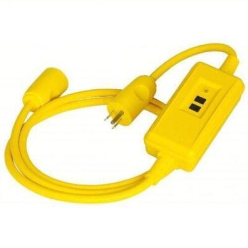 DESCRIPTION: (1) SELF-TEST PORTABLE GFCI CORD BRAND/MODEL: HUBBELL #793TJ9 INFORMATION: YELLOW SIZE: 1.5 FT RETAIL$: $188.05 EA QTY: 1