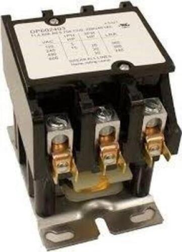 DESCRIPTION: (1) CONTACTOR BRAND/MODEL: SUPCO #DP602403 SIZE: 208-240 VAC 50/60HZ RETAIL$: $81.55 EA QTY: 1