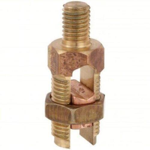 DESCRIPTION: (10) SPLIT BOLT GROUND CONNECTOR BRAND/MODEL: BURNDY #22C077 RETAIL$: $83.51 EA QTY: 10