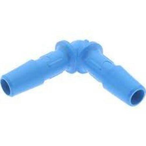 DESCRIPTION: (4) SINGLE BARBED L TUBE BRAND/MODEL: MADE IN THE USA #L0-4AGHDPE INFORMATION: BLUE SIZE: AG HD POLY L 1/4 ID RETAIL$: $16.90 EA QTY: 4