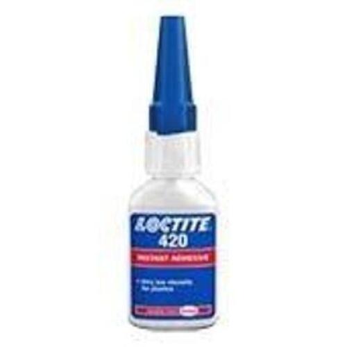 DESCRIPTION: (4) INSTANT ADHESIVE BRAND/MODEL: LOCTITE 420 SIZE: 1 OZ RETAIL$: $40.00 EA QTY: 4