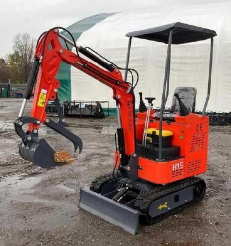 2023 AGT H-15 MINI EXCAVATOR.