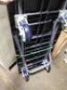 DESCRIPTION: (1) PLATFORM TRUCK, REMOVABLE HANDLE BRAND/MODEL: AKRO-MILLS INFORMATION: BLACK, PLASTIC PLATFORM, STEEL FRAME RETAIL$: $673.94 EA QTY: 1 - 5