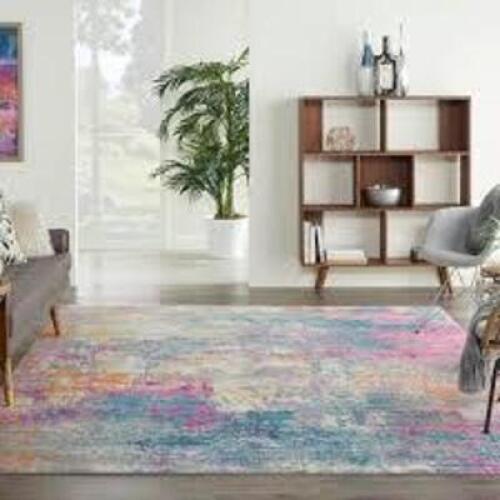 DESCRIPTION: (1) AREA RUG BRAND/MODEL: NOURISON HOME #PSN36 IVMTC SIZE: 8' X 10' RETAIL$: $183.72 EA QTY: 1