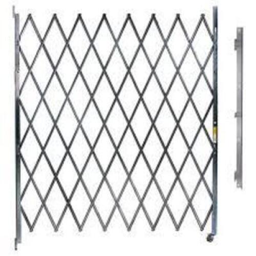 DESCRIPTION: (1) FOLDING GATES INFORMATION: STEEL, SILVER SIZE: FITS 4' TO 10' SINGLE OPENING RETAIL$: $450.00 EA QTY: 1