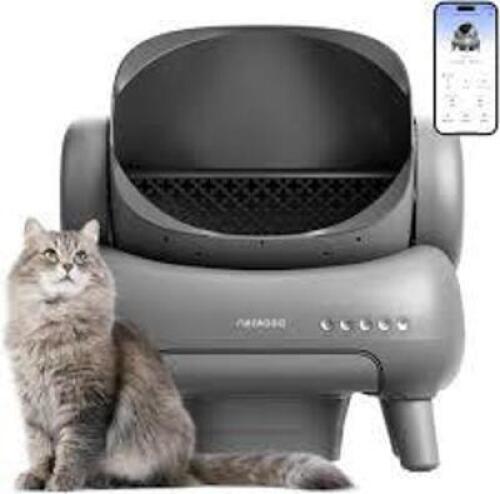 DESCRIPTION: (1) AUTOMATIC CAT LITTER BOX BRAND/MODEL: #W2368P147118 INFORMATION: GRAY, CAT NOT INCLUDED RETAIL$: $549.99 EA QTY: 1