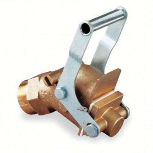 DESCRIPTION: (1) DRUM FAUCET, SELF CLOSING BRAND/MODEL: PRODUCT NUMBER #5W685 INFORMATION: BRASS, NON-CORROSIVE, FLAMMABLE, RIDGID SIZE: 2" NPSM RETAI
