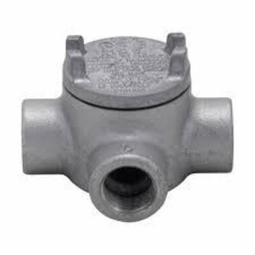 DESCRIPTION: (1) CONDUIT OUTLET BOX WITH COVER BRAND/MODEL: EATON #GUAT16 INFORMATION: WITH O-RING AND GROUND SCREW SIZE: 1/2" RETAIL$: $89.99 EA QTY: