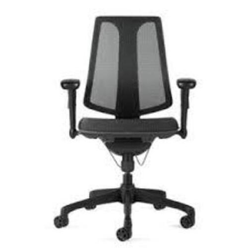 DESCRIPTION: (1) MESH OFFICE CHAIR BRAND/MODEL: BEVCO #MM6077V INFORMATION: BLACK, MESH RETAIL$: $250.00 EA QTY: 1
