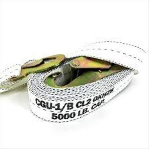 DESCRIPTION: (12) TIE DOWN STRAP BRAND/MODEL: KINEDYNE #FE12687C240 INFORMATION: WHITE RETAIL$: $49.95 EA QTY: 12