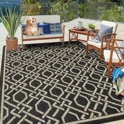 DESCRIPTION: (1) AREA RUGBRAND/MODEL: NOURISON #099446907141SIZE: 5' X 7'RETAIL$: $57.00 EAQTY: 1