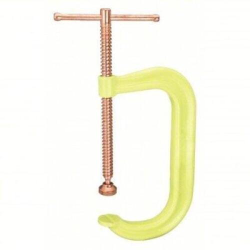 DESCRIPTION: (2) SPATTER RESISTANT C-CLAMP BRAND/MODEL: WILTON #41D481 INFORMATION: GREEN RETAIL$: $127.94 EA QTY: 2