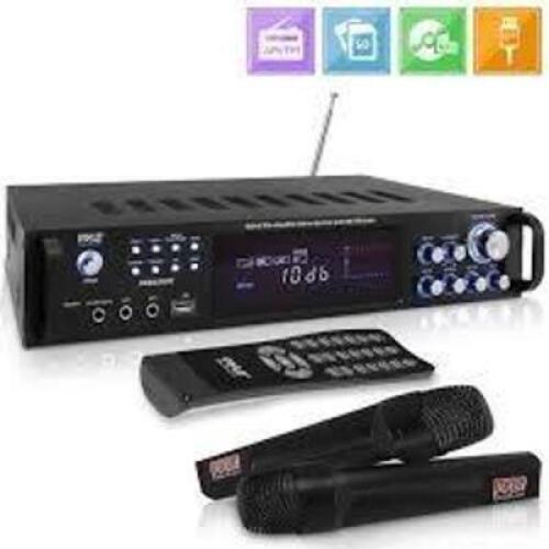 DESCRIPTION: (1) WIRELESS MIC AMPLIFIER TUNER BRAND/MODEL: PYLE #PWMA3003T RETAIL$: $364.00 EA QTY: 1