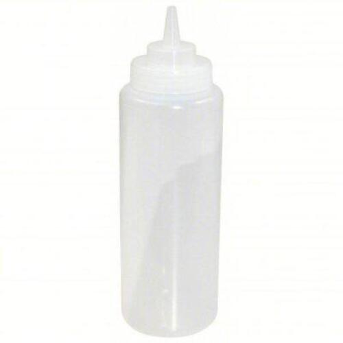 DESCRIPTION: (1) CASE OF (12) SQUEEZE BOTTLE BRAND/MODEL: CRESTWARE #SB32CW SIZE: 32 fl oz Capacity, 3 1/8 in Opening Dia, 10 1/2 in Overall Ht RETAIL