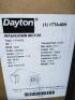 DESCRIPTION: (1) WASHDOWN MOTOR BRAND/MODEL: DAYTON #1TTA4 SIZE: 3-Phase, 1 HP, 3,520 Nameplate RPM, 230/460V AC, 56C RETAIL$: $1,112.09 EA QTY: 1 - 2