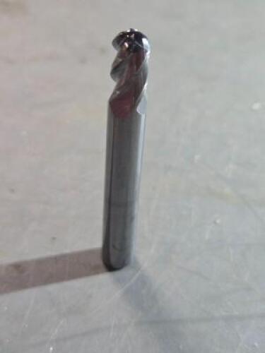 (3) CARBIDE BALL END MILL
