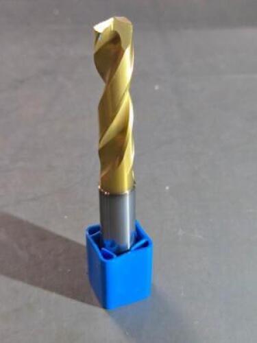 (2) CARBIDE COOLANT DRILL BITS