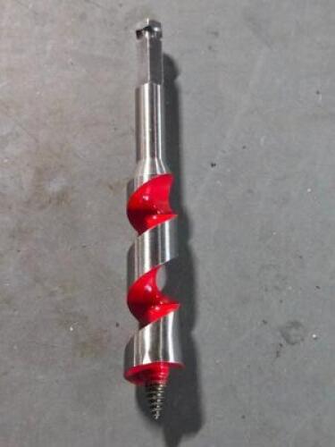 (2) SHIP AUGER BITS FOR NAIL EMBEDDED WOOD
