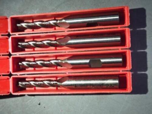 (4) POWDERED METAL ROUGHINB END MILL