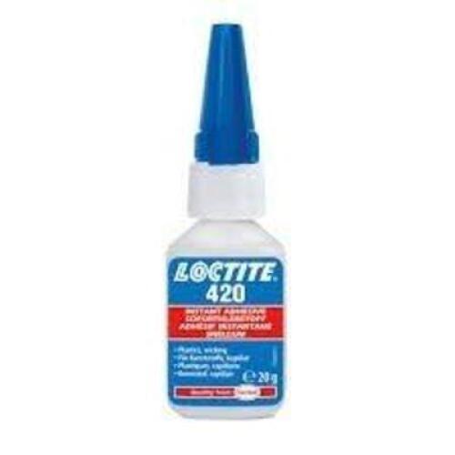 DESCRIPTION: (3) INSTANT ADHESIVE BRAND/MODEL: LOCTITE 420 SIZE: 1 OZ RETAIL$: $40.00 EA QTY: 3